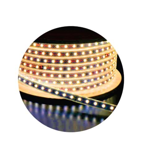 220V 2835 120 LED ŞERİT AMBER